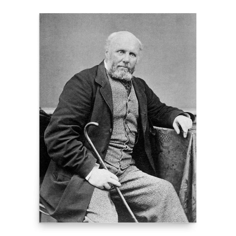 Alfred Domett poster print, in size 18x24 inches.