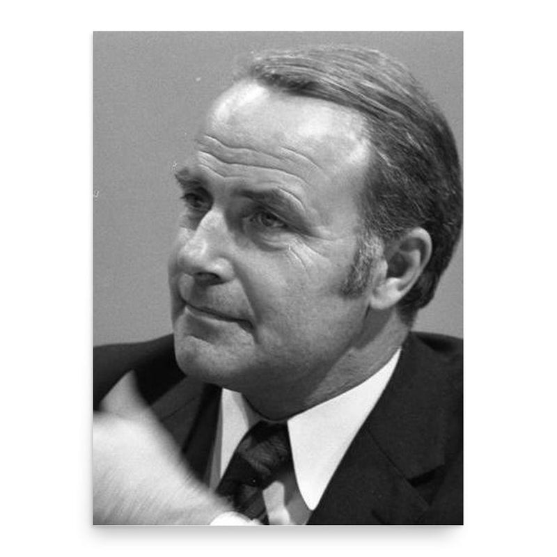 Alfred Dregger poster print, in size 18x24 inches.