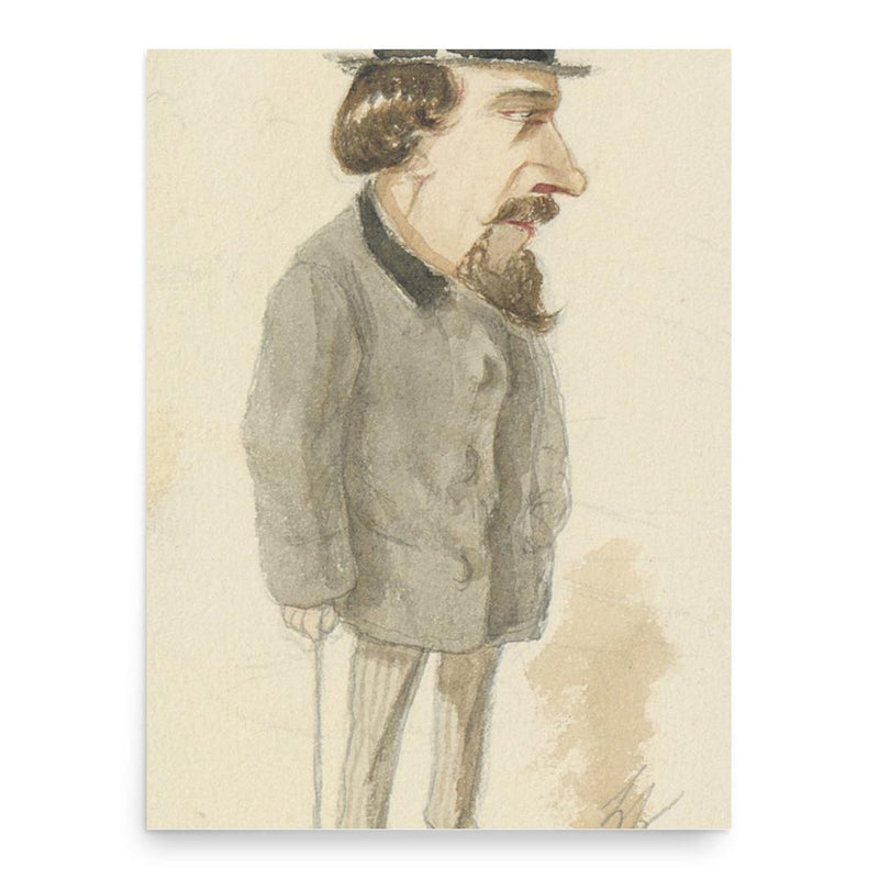 Alfred Duru poster print, in size 18x24 inches.