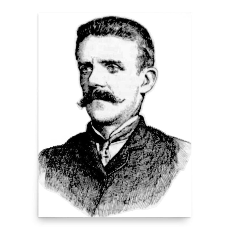 Alfred Edden poster print, in size 18x24 inches.