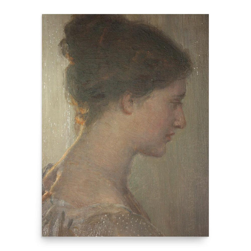 Alfred Edward Emslie poster print, in size 18x24 inches.