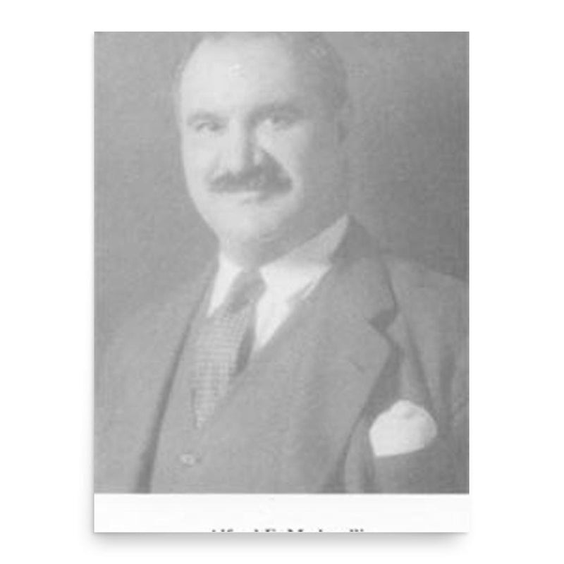 Alfred Egidio Modarelli poster print, in size 18x24 inches.