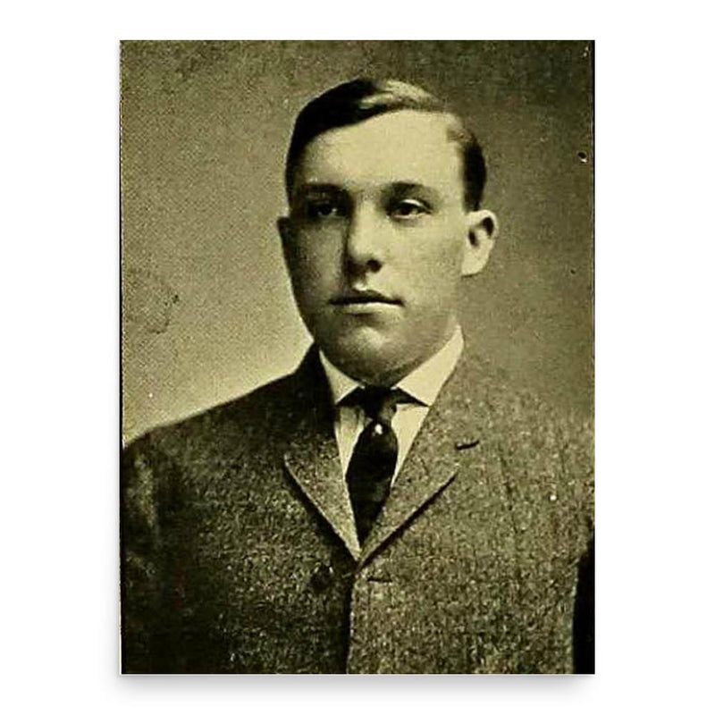 Alfred Ellet Hitchner poster print, in size 18x24 inches.