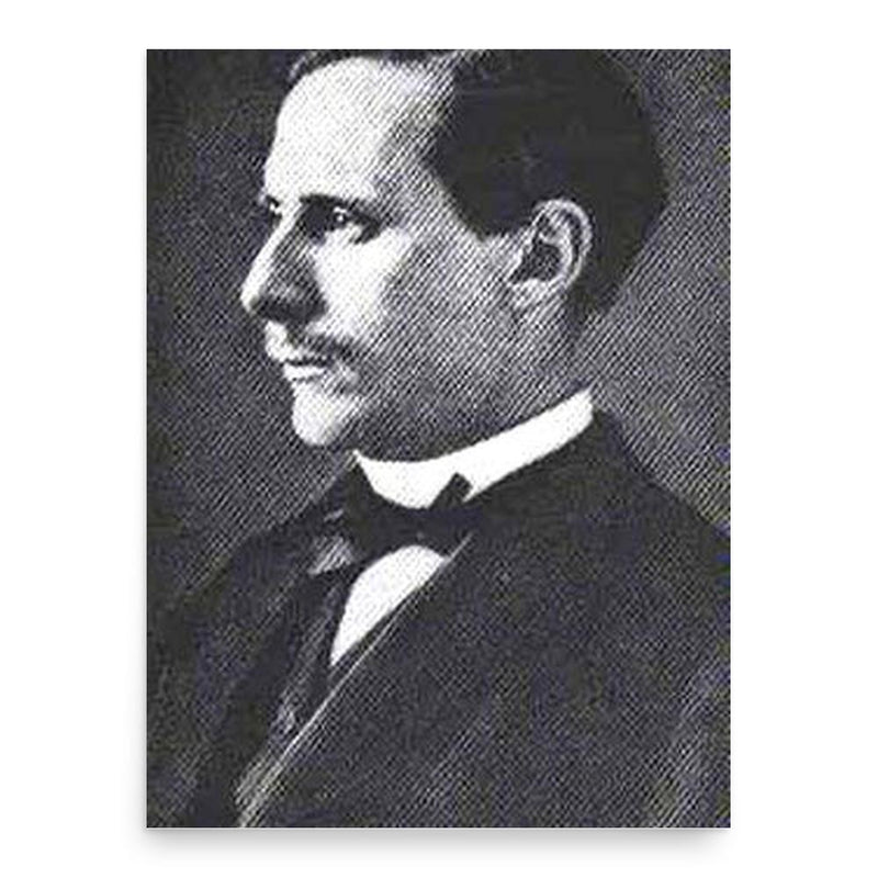 Alfred Ely Beach poster print, in size 18x24 inches.