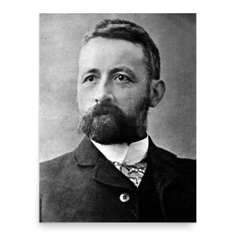 Alfred Eriksen poster print, in size 18x24 inches.