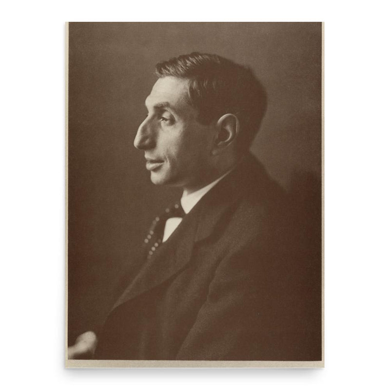 Alfred Flechtheim poster print, in size 18x24 inches.