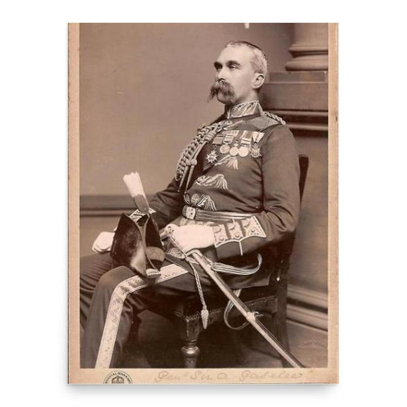 Alfred Gaselee poster print, in size 18x24 inches.