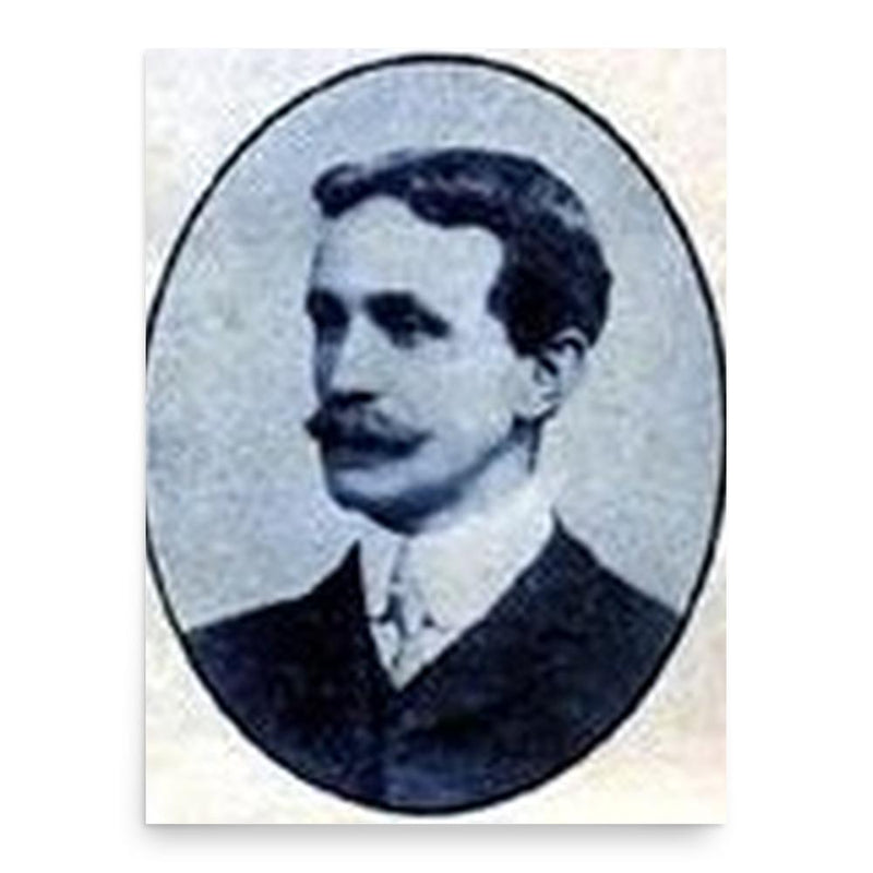 Alfred Hazel poster print, in size 18x24 inches.