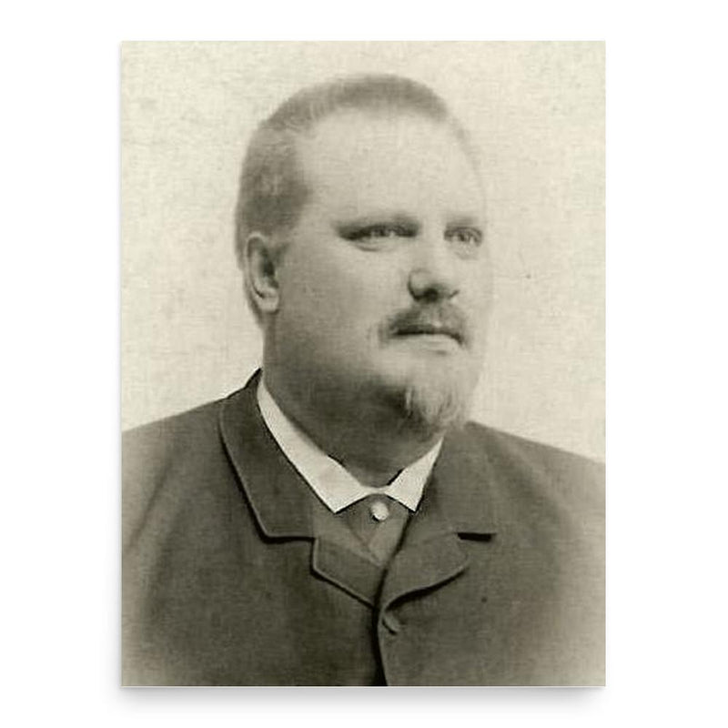 Alfred Hedenstierna poster print, in size 18x24 inches.