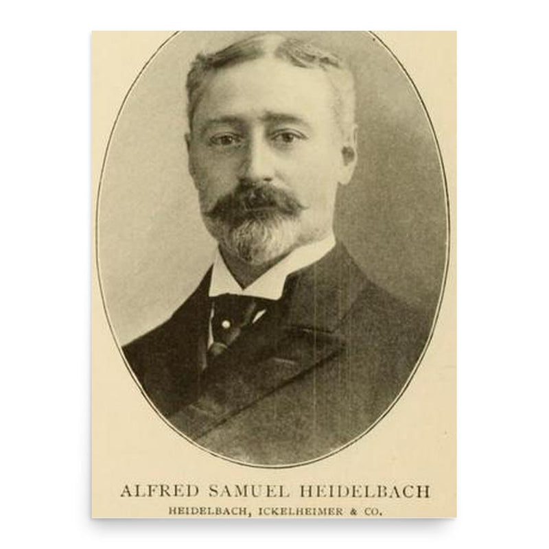 Alfred Heidelbach poster print, in size 18x24 inches.