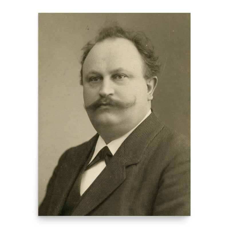 Alfred Henke poster print, in size 18x24 inches.