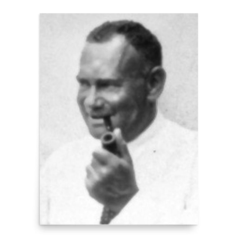 Alfred Hess poster print, in size 18x24 inches.