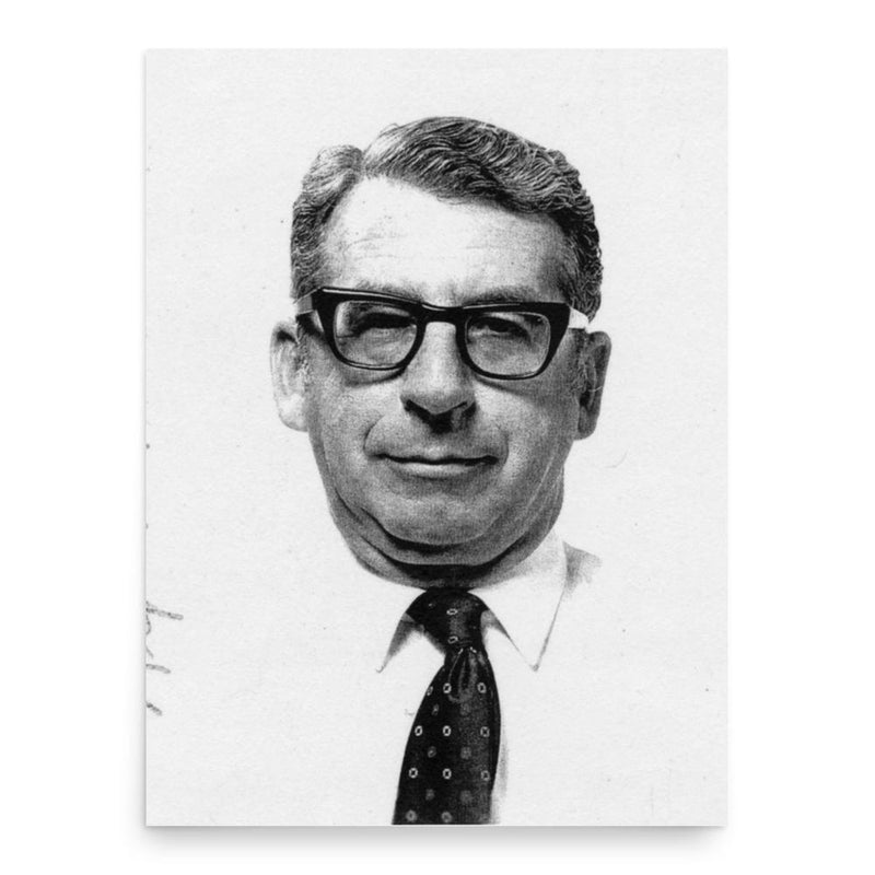 Alfred Horn poster print, in size 18x24 inches.