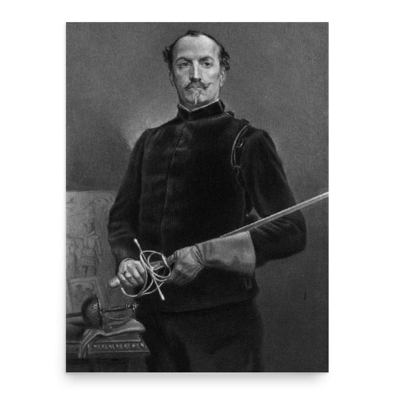 Alfred Hutton poster print, in size 18x24 inches.