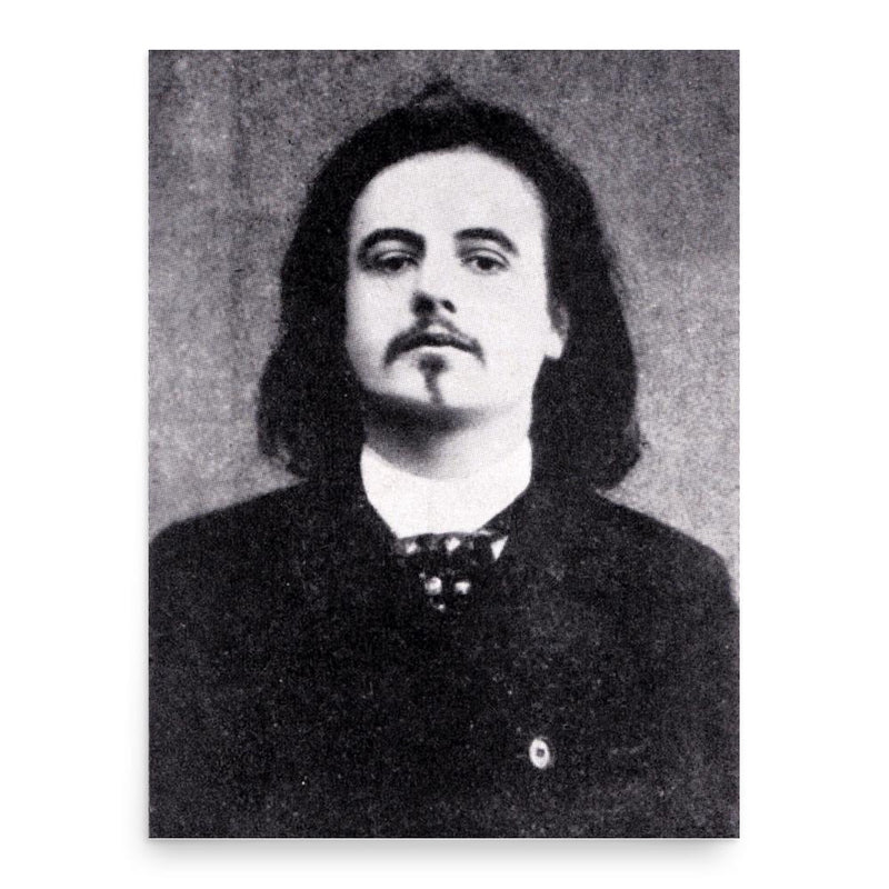 Alfred Jarry poster print, in size 18x24 inches.