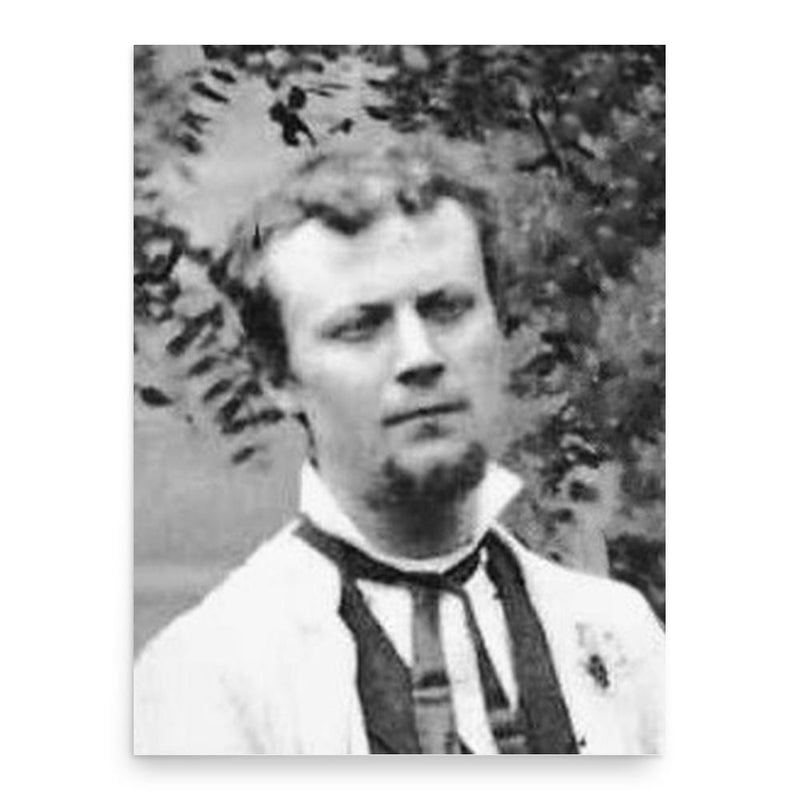 Alfred Jeanroy poster print, in size 18x24 inches.