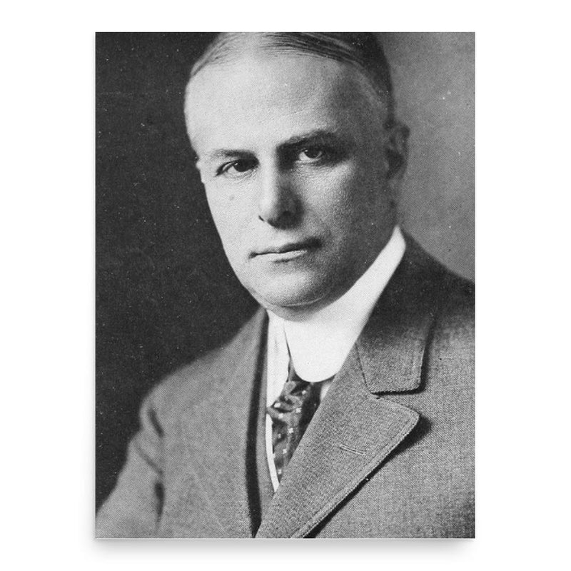 Alfred Jenkins Shriver poster print, in size 18x24 inches.