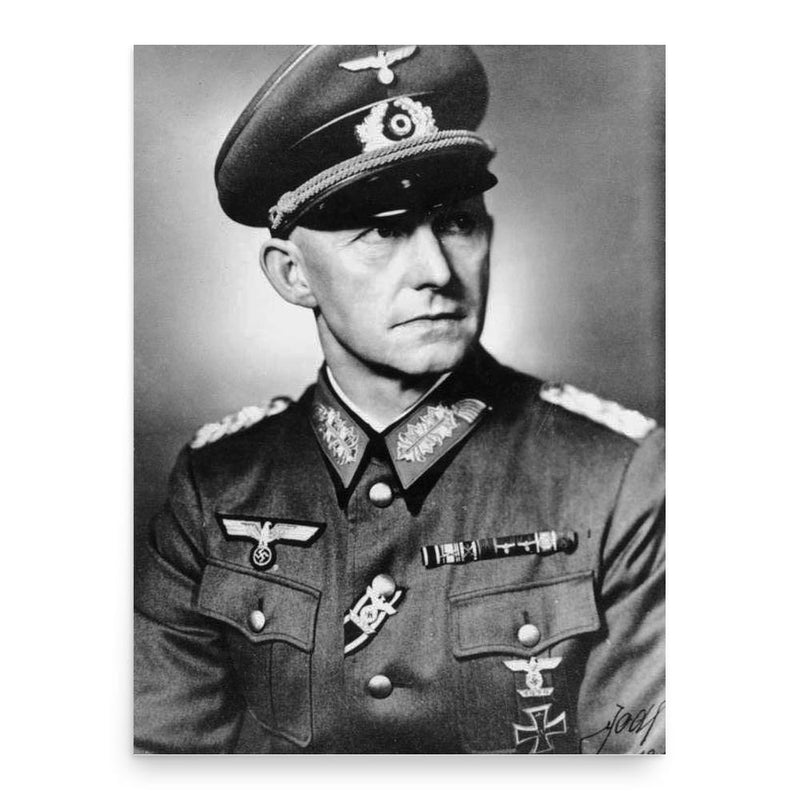 Alfred Jodl poster print, in size 18x24 inches.