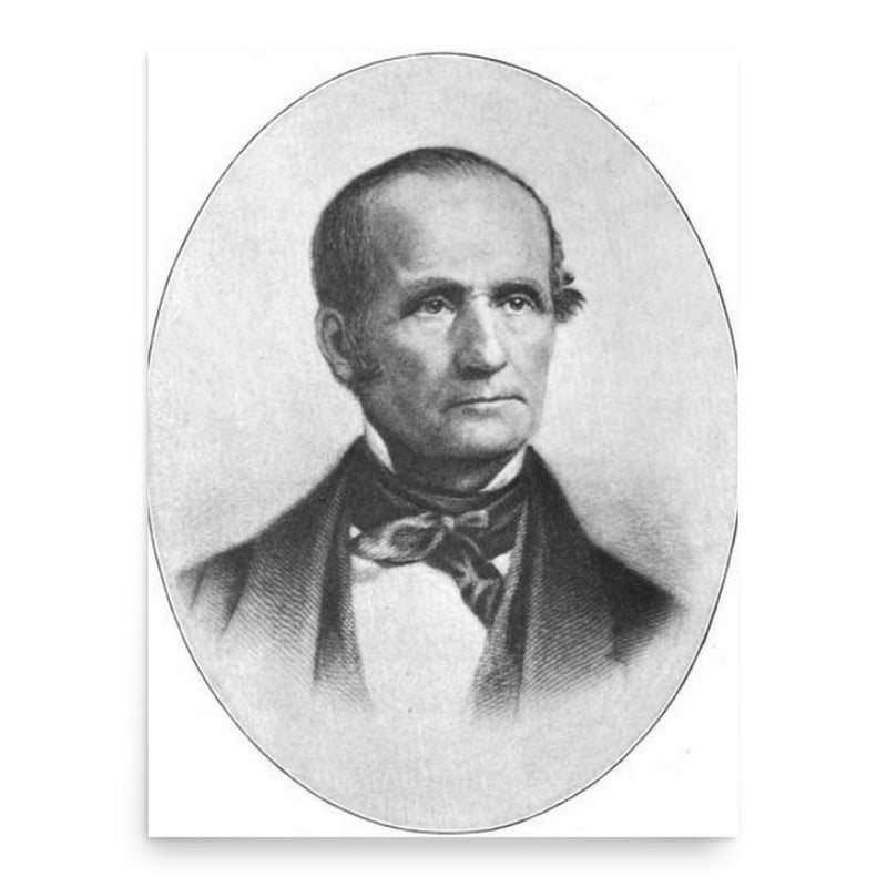 Alfred Kelley poster print, in size 18x24 inches.