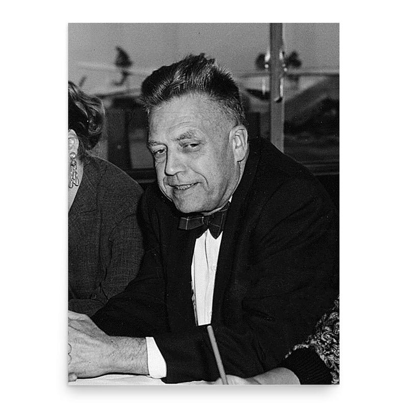 Alfred Kinsey poster print, in size 18x24 inches.