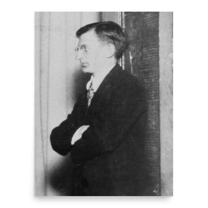 Alfred Kreymborg poster print, in size 18x24 inches.