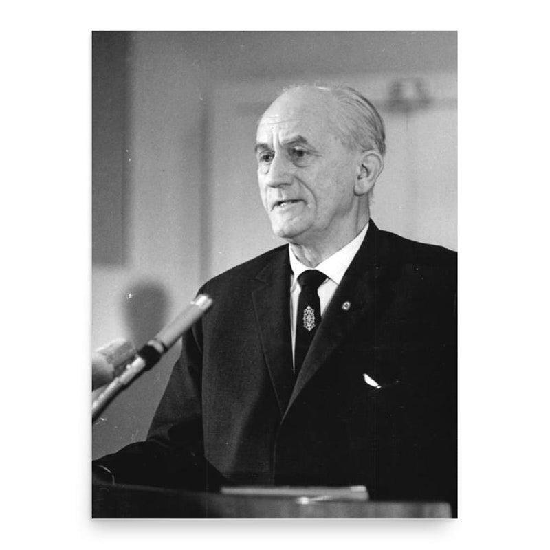 Alfred Kurella poster print, in size 18x24 inches.