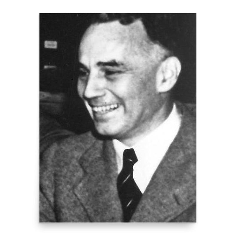 Alfred Lee Loomis poster print, in size 18x24 inches.