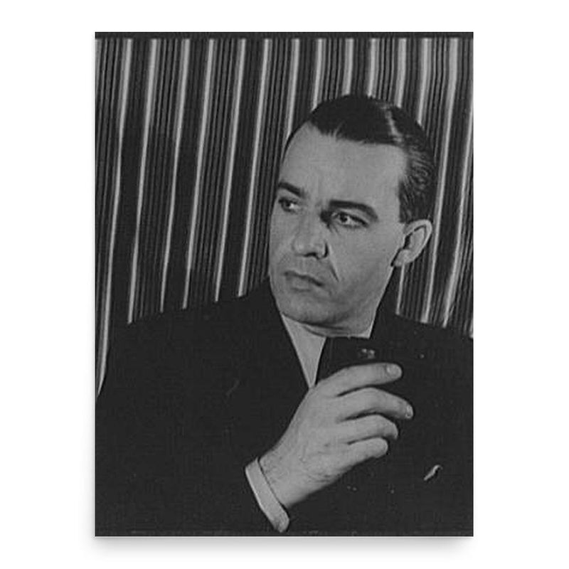 Alfred Lunt poster print, in size 18x24 inches.