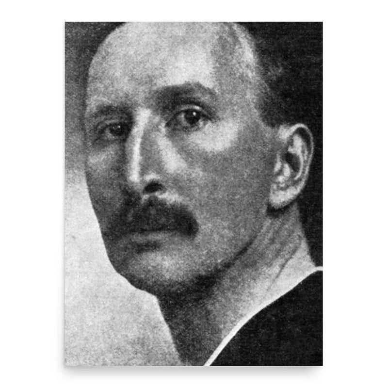 Alfred Mombert poster print, in size 18x24 inches.