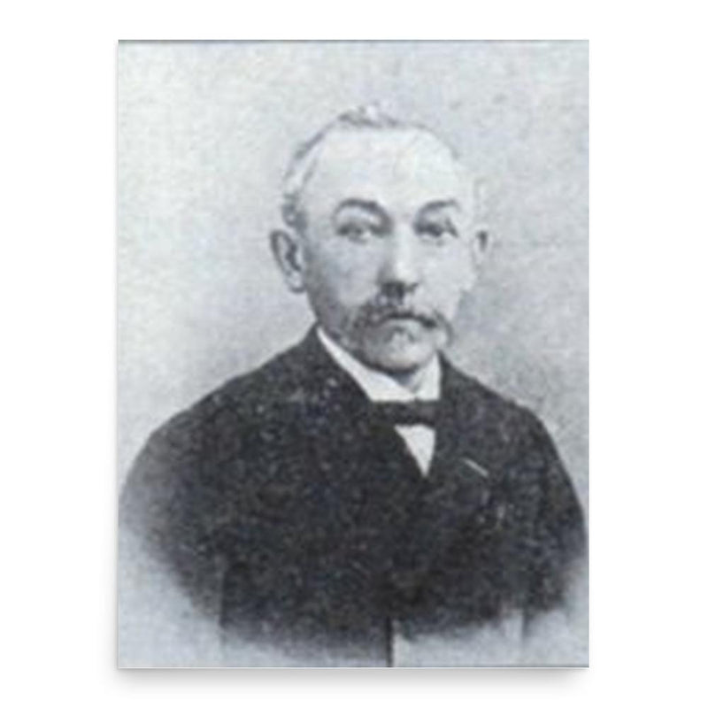 Alfred Mongy poster print, in size 18x24 inches.