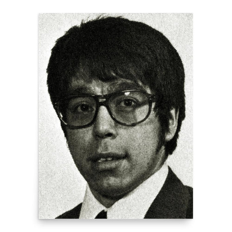 Alfred Nakak poster print, in size 18x24 inches.