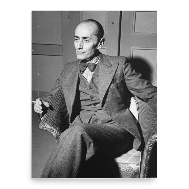 Alfred Naqqache poster print, in size 18x24 inches.