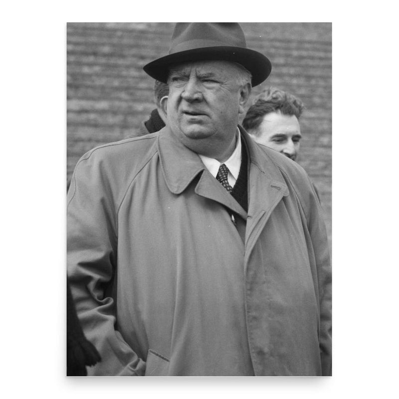 Alfred Neubauer poster print, in size 18x24 inches.