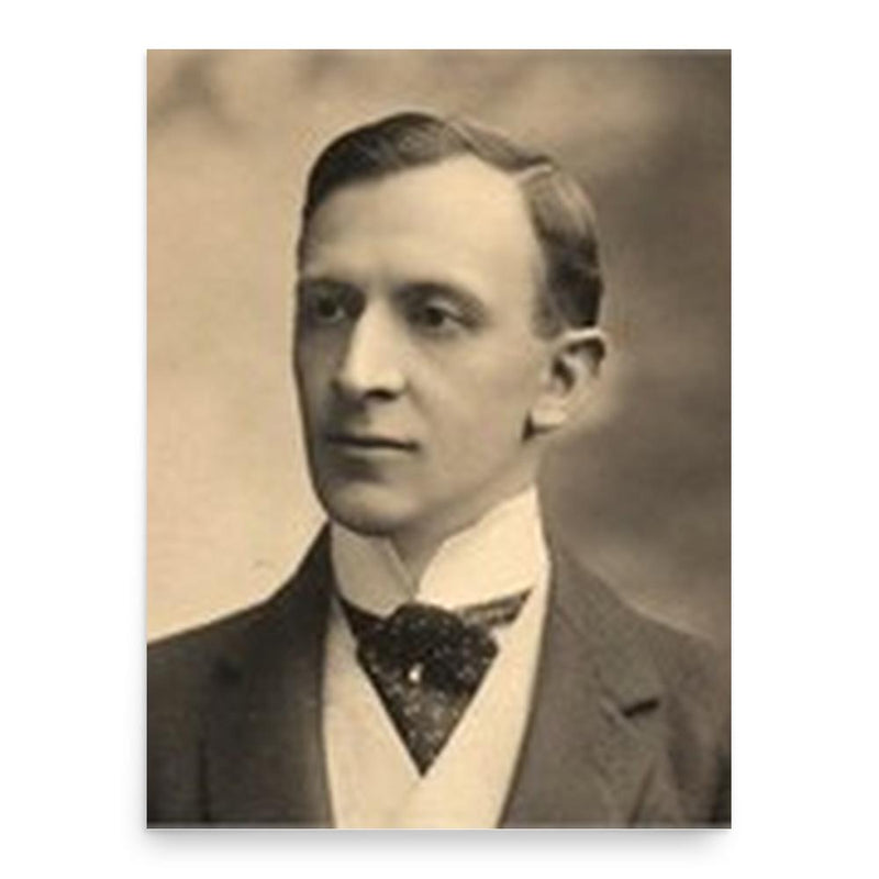 Alfred Paget Hedges poster print, in size 18x24 inches.