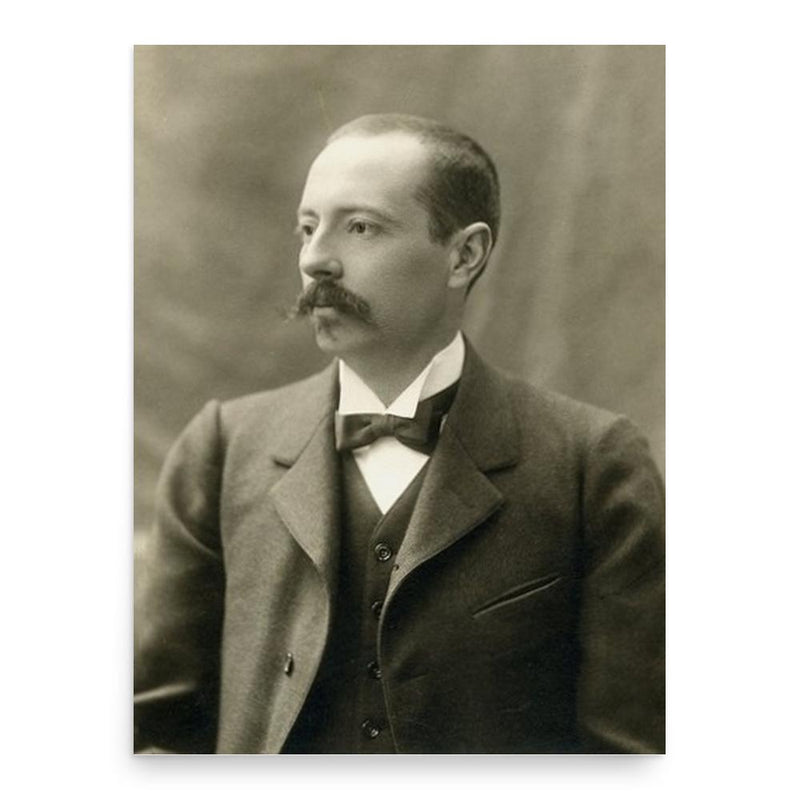 Alfred Perot poster print, in size 18x24 inches.