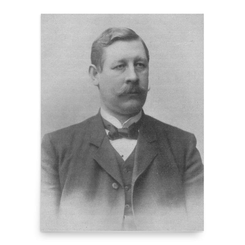 Alfred Petersson poster print, in size 18x24 inches.