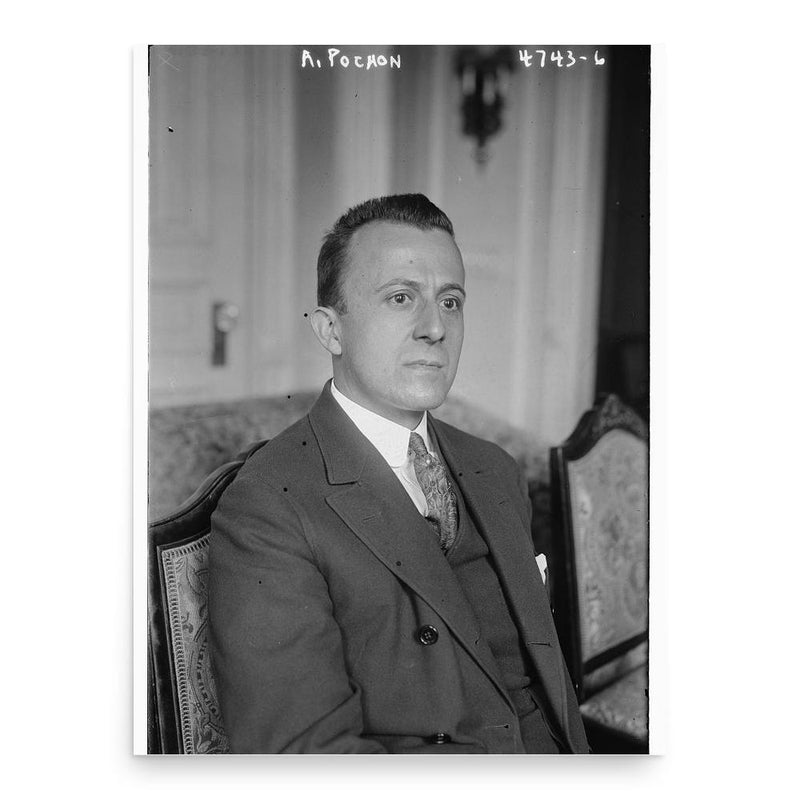 Alfred Pochon poster print, in size 18x24 inches.