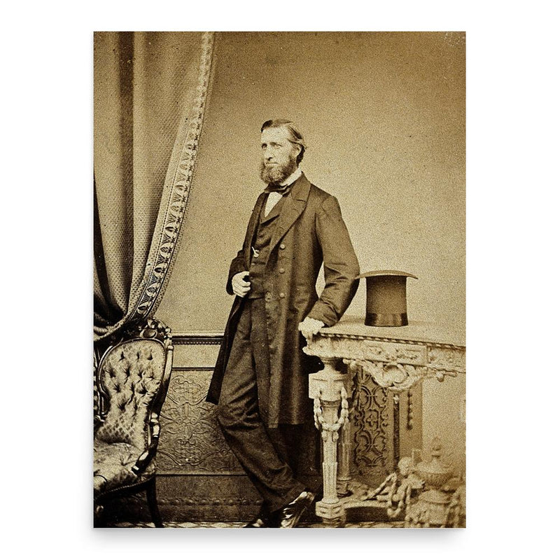 Alfred Poland poster print, in size 18x24 inches.