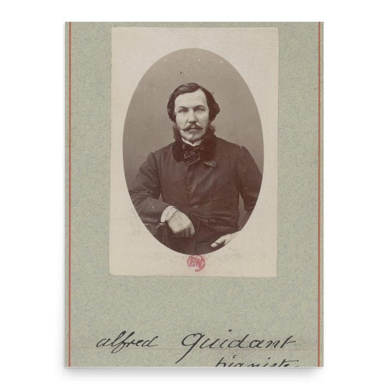 Alfred Quidant poster print, in size 18x24 inches.