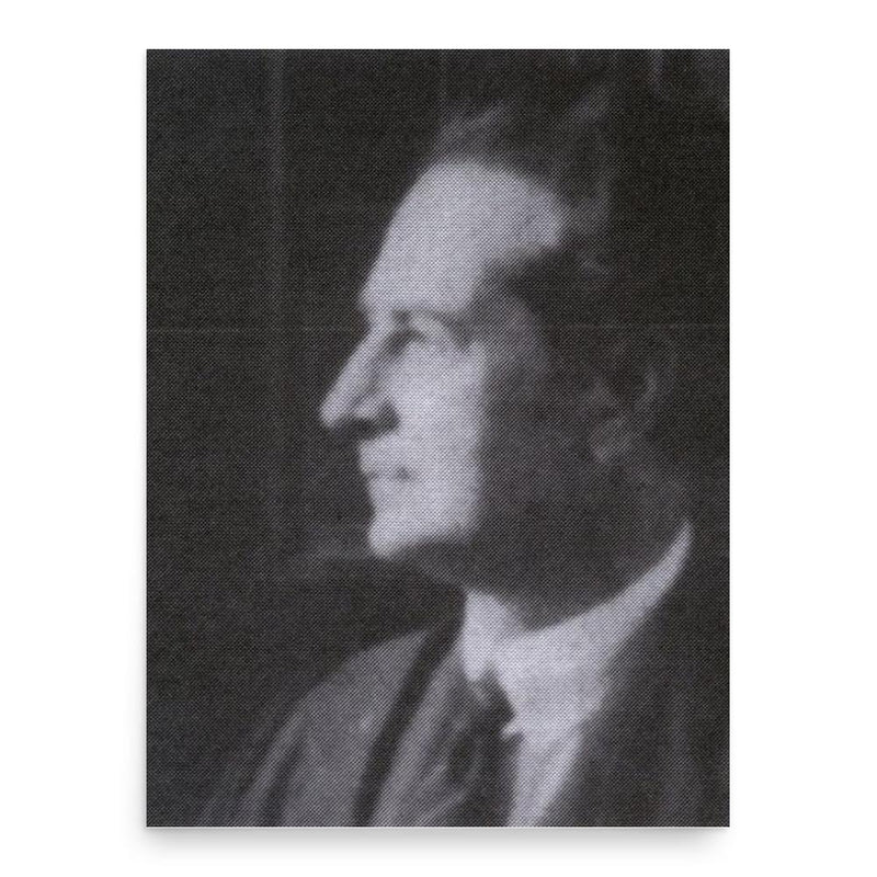 Alfred Radcliffe-Brown poster print, in size 18x24 inches.