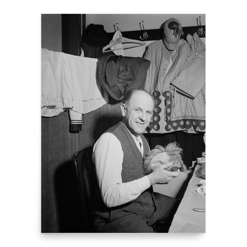 Alfred Rasser poster print, in size 18x24 inches.