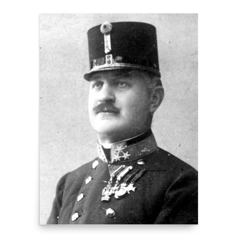 Alfred Redl poster print, in size 18x24 inches.