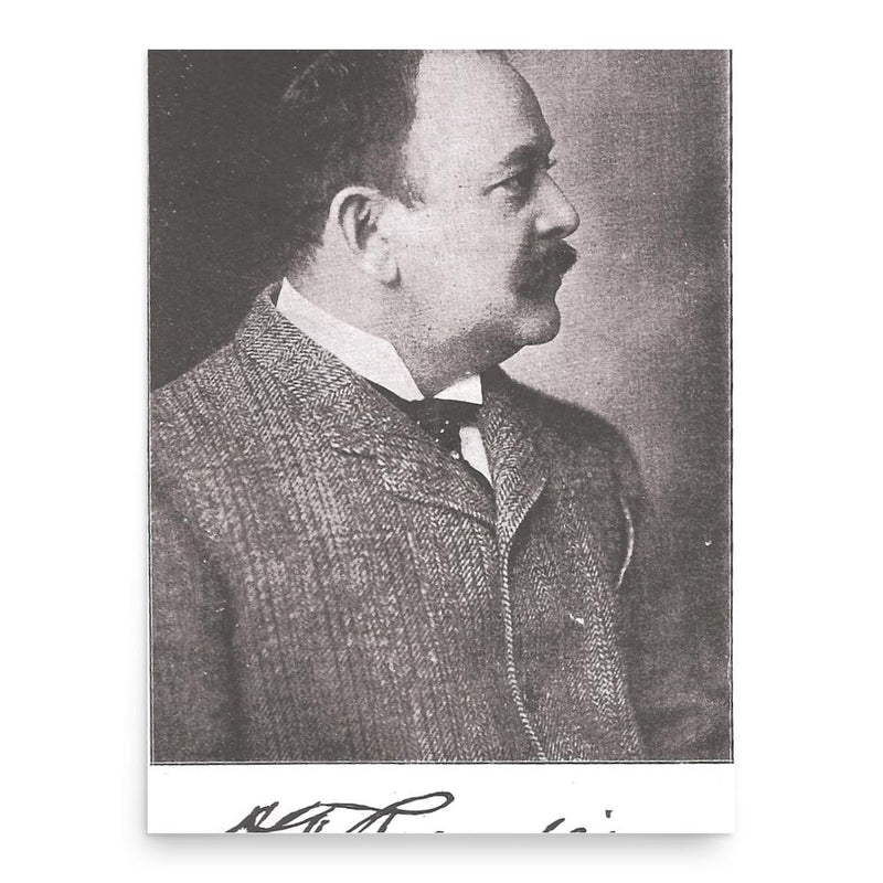 Alfred Rosenheim poster print, in size 18x24 inches.