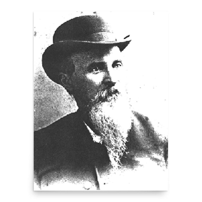 Alfred Shea Addis poster print, in size 18x24 inches.