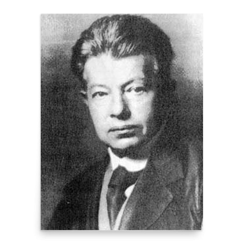 Alfred Tauber poster print, in size 18x24 inches.