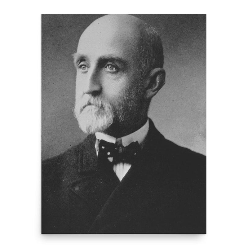 Alfred Thayer Mahan poster print, in size 18x24 inches.