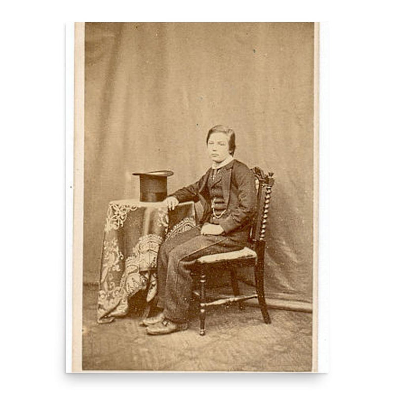 Alfred Thornton poster print, in size 18x24 inches.