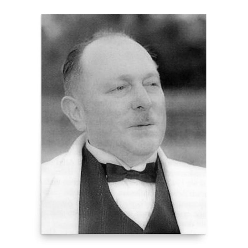 Alfred Vogt poster print, in size 18x24 inches.