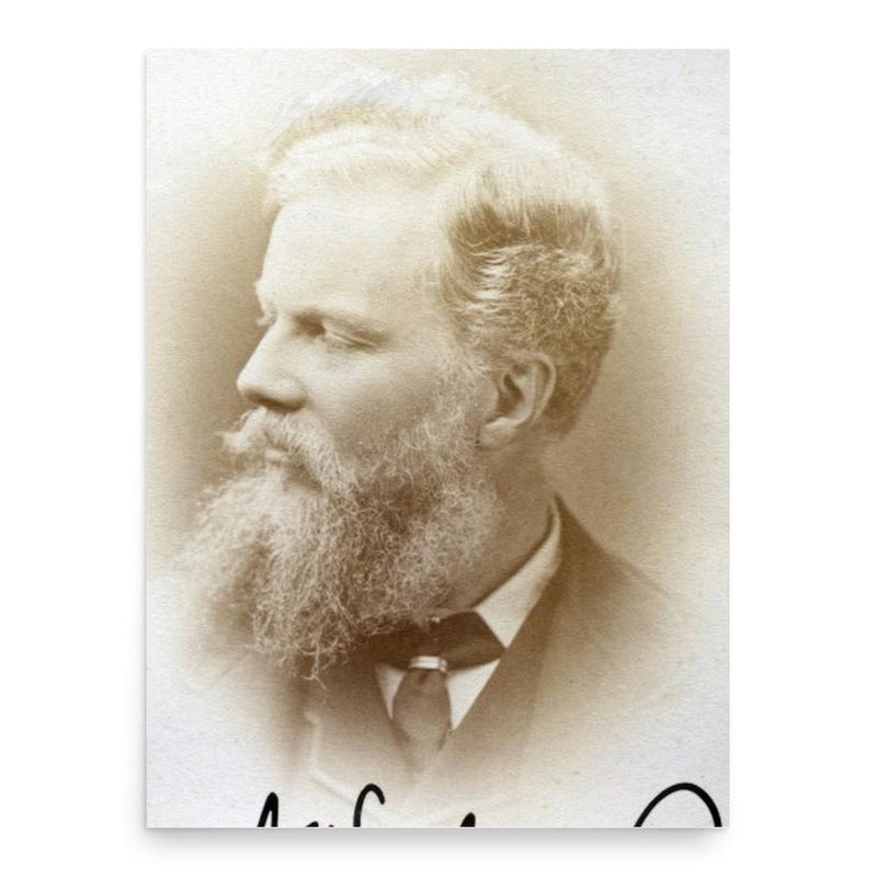 Alfred Waterhouse poster print, in size 18x24 inches.