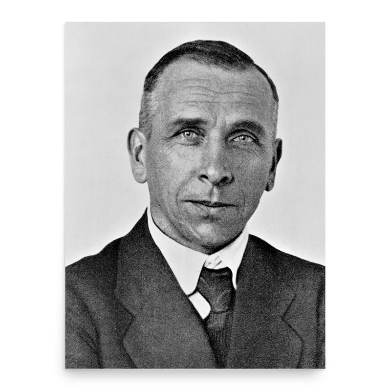 Alfred Wegener poster print, in size 18x24 inches.